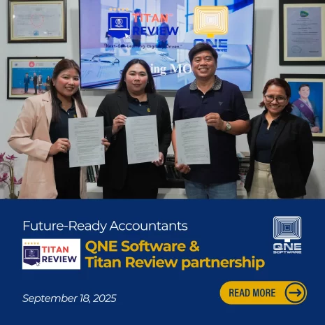 QNE Software and Titan Review Partnership: Leading the Future of Accounting Education